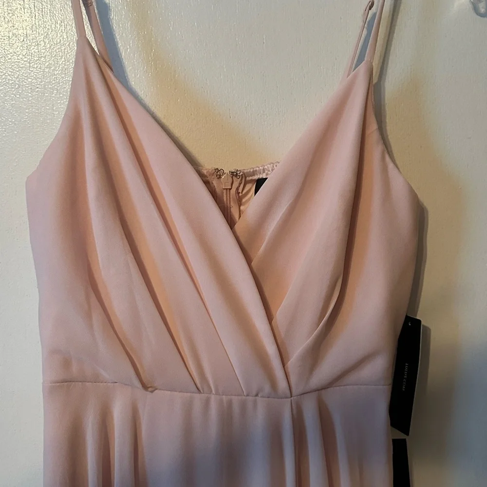 Elegant Pink Evening Gown - Picture 2 of 9